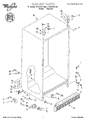 CABINET Diagram and Parts List for ED20TWXDN02  Whirlpool Refrigerator