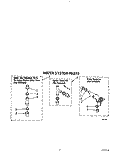 WATER SYSTEM Diagram and Parts List for AL6245VW1  Whirlpool Washer