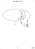 HEATER Diagram and Parts List for KUDB230Y2  KitchenAid Dishwasher