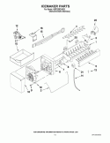 ICEMAKER PARTS Diagram and Parts List for KBFS25EVMS3  KitchenAid Refrigerator