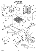 UNIT PARTS Diagram and Parts List for TS25AGXRD01  Estate Refrigerator