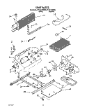 UNIT Diagram and Parts List for ET18LKXAN00  Whirlpool Refrigerator