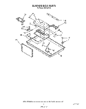 SECTION Diagram and Parts List for CEX650VX0  Roper Range