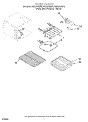 OVEN Diagram and Parts List for KERC600HBT0  KitchenAid Range