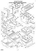 Part Location Diagram of LIT2169248 Whirlpool Service & Wiring Sheet
