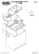 Part Location Diagram of W10096020 Whirlpool Feature Sheet