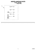 MISCELLANEOUS PARTS - OPTIONAL PARTS (NOT INCLUDED) Diagram and Parts List for LSB6200PQ0  Whirlpool Washer