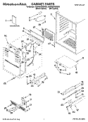 CABINET PARTS Diagram and Parts List for KUWS24RSSS00  KitchenAid Wine and Beverage Cooler