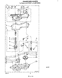 GEARCASE Diagram and Parts List for LA5710XPW1  Whirlpool Washer