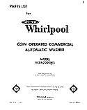 SECTION Diagram and Parts List for 9CFA2000W5  Whirlpool Washer