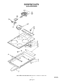COOKTOP Diagram and Parts List for RS6700XKW4  Whirlpool Range