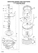Part Location Diagram of 8541606 Whirlpool SOUND ABSR