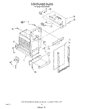 CONTAINER Diagram and Parts List for BLNC800AV2  Whirlpool Trash Compactor