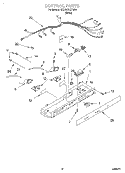 CONTROL Diagram and Parts List for 6ED22PKXFW02  Whirlpool Refrigerator