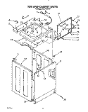 Part Location Diagram of 3357348 Whirlpool TOP