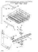 Part Location Diagram of 675808 Whirlpool Middle Spray Arm Kit