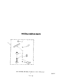 MISCELLANEOUS Diagram and Parts List for LA5300XSW2  Whirlpool Washer