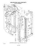 BREAKER TRIM AND LINER Diagram and Parts List for ED26MMXRWR4  Whirlpool Refrigerator