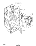 LINER Diagram and Parts List for TT16CKXWW01  Whirlpool Refrigerator