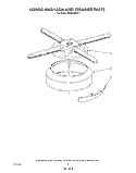 LOWER WASH ARM AND STIRRER Diagram and Parts List for 4KUDA22ST1  KitchenAid Dishwasher