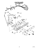 CONTROL Diagram and Parts List for 3VED29DQAW00  Whirlpool Refrigerator