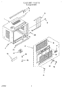 Part Location Diagram of 8031422 Whirlpool FRONT