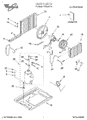 UNIT, LITERATURE Diagram and Parts List for ACQ052XH0  Whirlpool Air Conditioner
