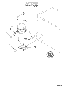 SECTION Diagram and Parts List for TCF1010GW01  Whirlpool Freezer