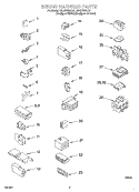 WIRING HARNESS Diagram and Parts List for GSN2000HZ0  Whirlpool Washer