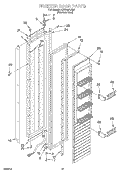 FREEZER DOOR Diagram and Parts List for KSSS48FJX00  KitchenAid Refrigerator