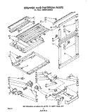 BREAKER AND PARTITION , LIT/OPTIONAL Diagram and Parts List for EHT201ZKWR4  Whirlpool Refrigerator