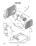 UNIT Diagram and Parts List for AC1854XS0  Whirlpool Air Conditioner
