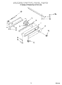 FREEZER CONTROL PANEL Diagram and Parts List for KSSS36QDW04  KitchenAid Refrigerator