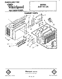 SECTION Diagram and Parts List for AHF10120  Whirlpool Air Conditioner