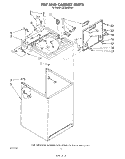 TOP AND CABINET, LITERATURE AND OPTIONAL Diagram and Parts List for LA7899XPW3  Whirlpool Washer