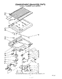 COMPARTMENT SEPARATOR Diagram and Parts List for ET16JKXRWR3  Whirlpool Refrigerator