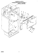 LINER Diagram and Parts List for KTRC18KAWH11  KitchenAid Refrigerator