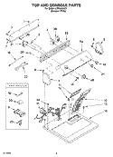SECTION Diagram and Parts List for LER5620KQ1  Whirlpool Dryer