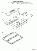 CONTROL PARTS Diagram and Parts List for GC5NHAXVB01  Whirlpool Refrigerator
