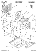 UNIT, LITERATURE Diagram and Parts List for ACU124XD1  Whirlpool Air Conditioner