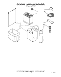 LIT/OPTIONAL Diagram and Parts List for KUCC150S1  KitchenAid Trash Compactor