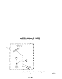 MISCELLANEOUS Diagram and Parts List for LA6500XPW5  Whirlpool Washer
