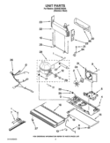 UNIT PARTS Diagram and Parts List for IX5HHEXWS08  Whirlpool Refrigerator