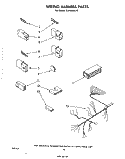 WIRING HARNESS Diagram and Parts List for DU4000XL0  Whirlpool Dishwasher