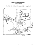 694670 BURNER Diagram and Parts List for LG7801XMW2  Whirlpool Dryer
