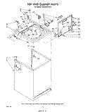 TOP AND CABINET , LITERATURE AND OPTIONAL Diagram and Parts List for LA6500XPW2  Whirlpool Washer