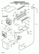 ICEMAKER PARTS Diagram and Parts List for KSSS36QTB03  KitchenAid Refrigerator