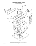 SECTION Diagram and Parts List for LE7010XPW0  Whirlpool Dryer