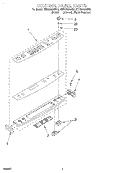 CONTROL PANEL, LIT/OPTIONAL Diagram and Parts List for KERC600GBS0  KitchenAid Range