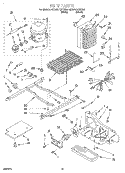 UNIT Diagram and Parts List for 6ED25DQXFB00  Whirlpool Refrigerator